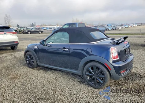 2012 Mini Cooper Roadster S z USA, uszkodzony, nr VIN WMWSY3C53CT144300